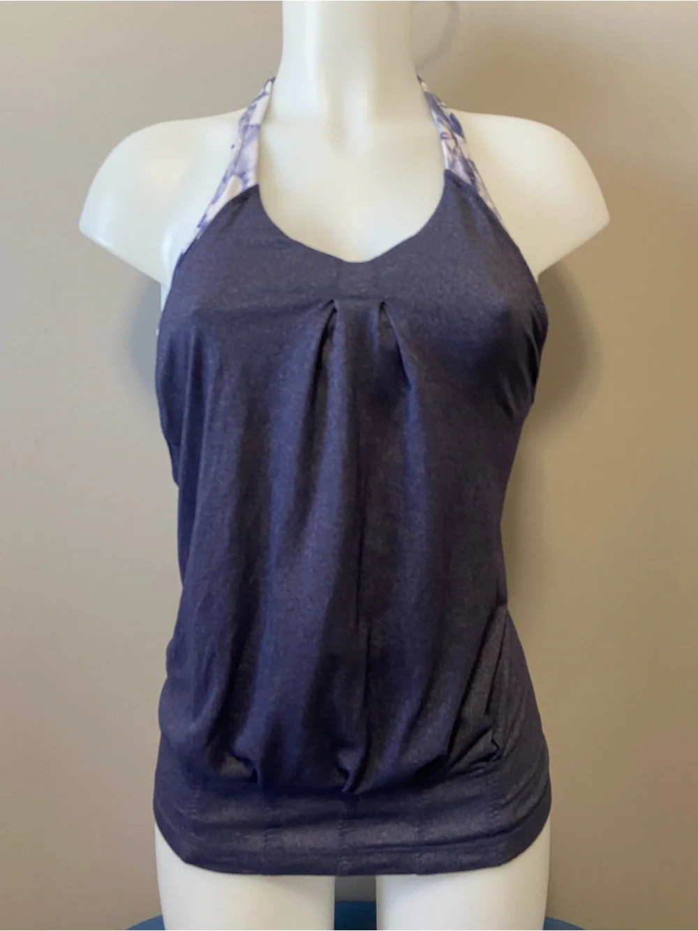 lululemon athletica Purple Halter-Back Tank Top - Picture 1 of 8